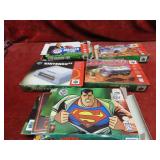 (5)empty Super Nintendo game cartridge boxes