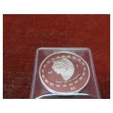 1998 Disco Muerte Proof .999 1 troy ounce silver