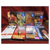 (8)Jackie Chan VHS cassette movies.