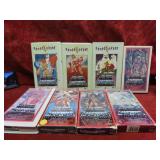 (8)MOTU He-man VHS cassette movies.