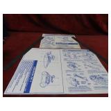 (2)GI Joe Blueprints, manuals. Mexico