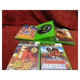 (5)XBOX games Assorted Hulk, Fireblade