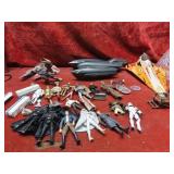 Assorted Star Wars vehicles, figures.