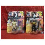 (2)New Star Trek action figures.
