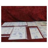(8)GI Joe Blueprints instruction sheets.