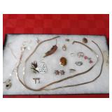 Showcase of All Sterling silver jewelry.