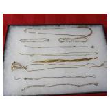 Showcase of All Sterling silver jewelry.