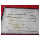 Showcase of All Sterling silver jewelry.