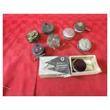 (8)Vintage fishing reel lot. Fly fishing