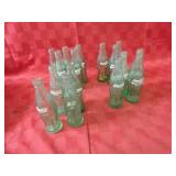 Vintage Coca Cola bottles lot. advertising.