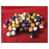 Vintage pool balls lot.