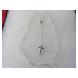 Old glass beaded rosary.