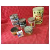 New Era potato chip tin, coffee tins.