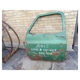Jones Locker service truck door sign
