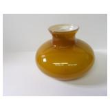Butterscotch cased glass lamp shade.