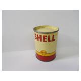Vintage Shell oil grease can.