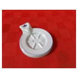 Cast iron enamel spoon rest. Holland.