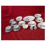 1950's Stetson China dish lot.