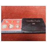 1981 Proof set US coins.