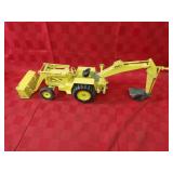 Ertl Ford 7500 loader backhoe toy. diecast