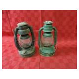 (2)Elgin, Wizard vintage lanterns.