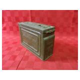 30 cal ammunition box. Vintage ordnance
