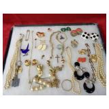 Showcase of jewelry.