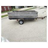 Trailer 48' x 98' single axle. w/title.