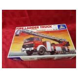 1:24 Scale Fire ladder truck model kit.