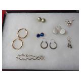 Showcase of All Sterling silver jewelry.