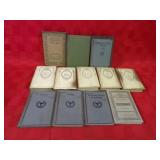 Antique book lot.