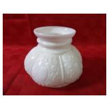 Vintage Hurricane beaded medallion lamp shade