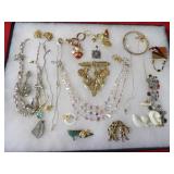Showcase of jewelry.