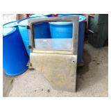 Antique model A ford automobile door.