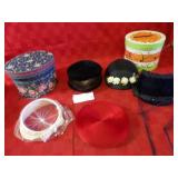 Vintage ladies hat lot.