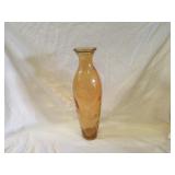 Large glass vase.