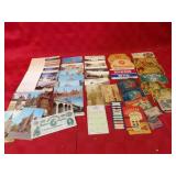 Vintage paper ephemera lot. sewing kits