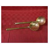 Brass & Copper long handle ladles.