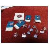 (17)Sterling silver charm pendants.