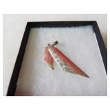 Sterling Silver Modernist geometric dual pendant