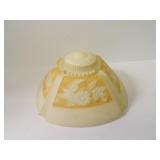 Art deco glass light lamp shade.