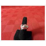 Sterling Silver ring. Elephant.