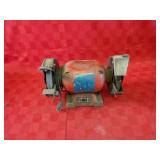 Vintage bench grinder. Cummins 6'