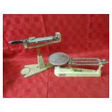 (2)Vintage scales. Sargent-Welch, Ohaus