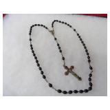 Old black beaded rosary.