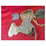 Vintage military items. Navy, army hat