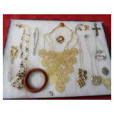 Showcase of jewelry.