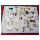 Showcase of jewelry.
