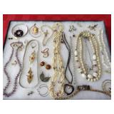 Showcase of jewelry.