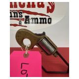 James Reid Knuckleduster, .22RF  Brass frame,